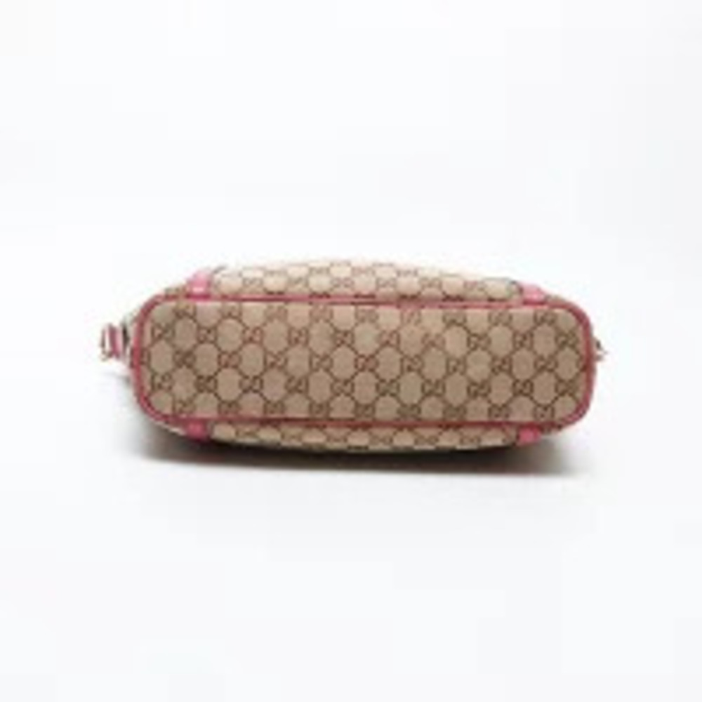 Gucci GG Canvas Tote Shoulder Bag Beige Brown - Picture 8 of 13